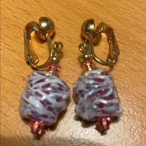 Handmade Glass bead Earrings